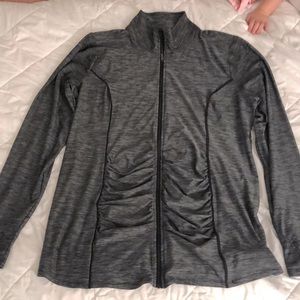 Super flattering and cute track top